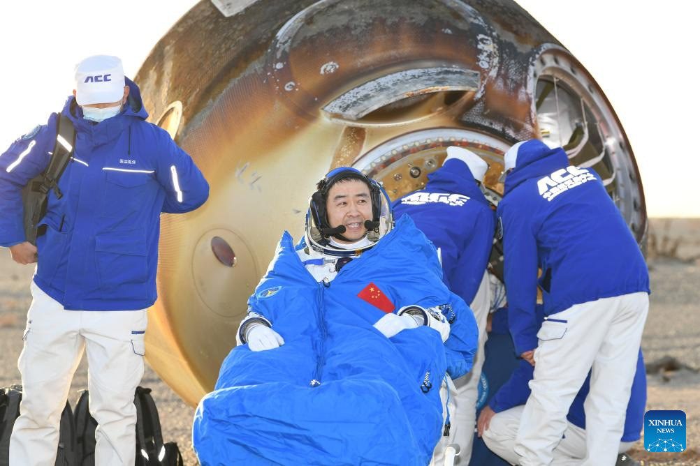 All Shenzhou-20 astronauts out of return capsule