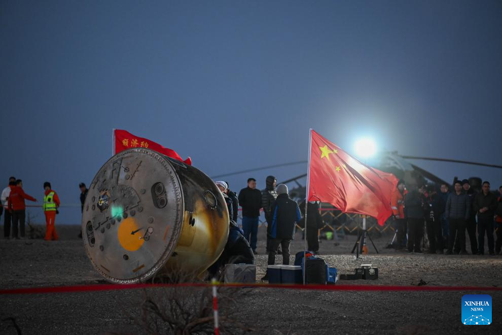 All Shenzhou-20 astronauts out of return capsule