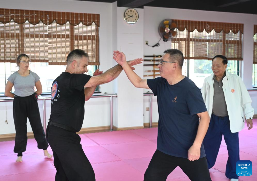British Kung Fu enthusiast brings Dishuquan from China's Fujian to Europe