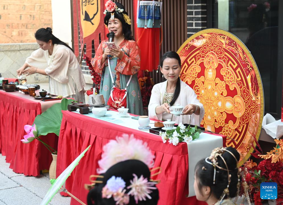Cultural event featuring traditional rites, music held in Fuzhou, China's Fujian