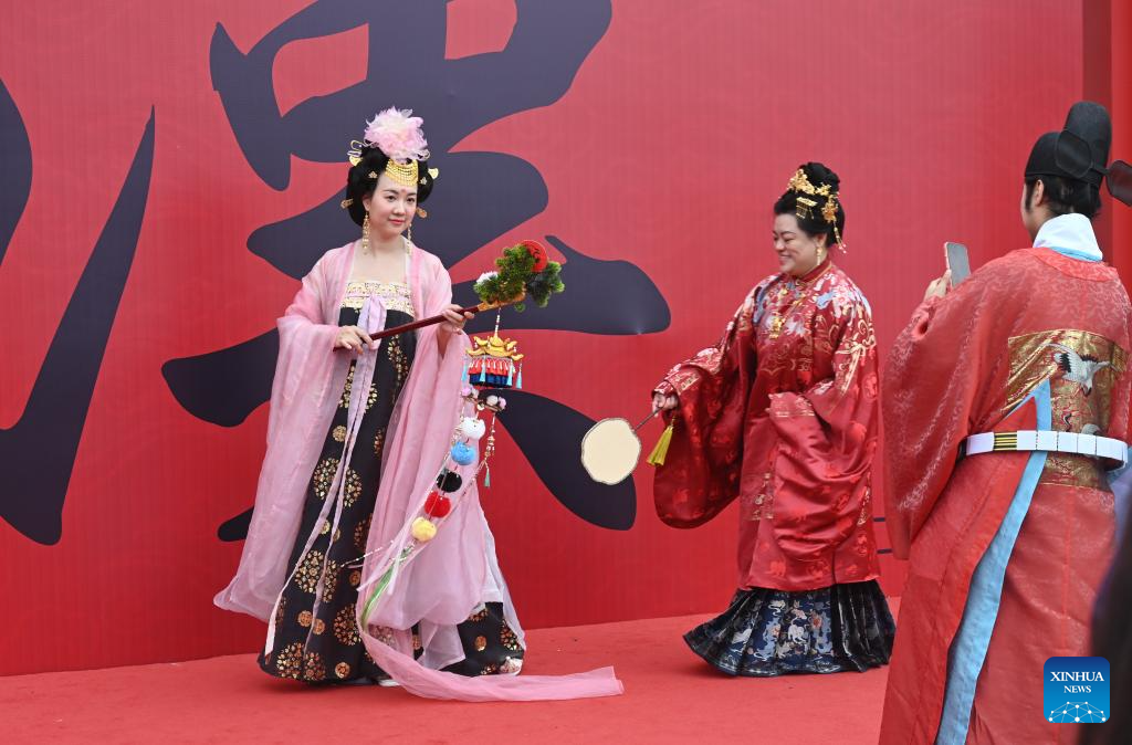 Cultural event featuring traditional rites, music held in Fuzhou, China's Fujian