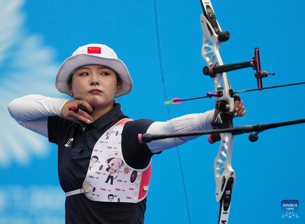 Zong Yu claims title of women's recurve individual of archery at National Games