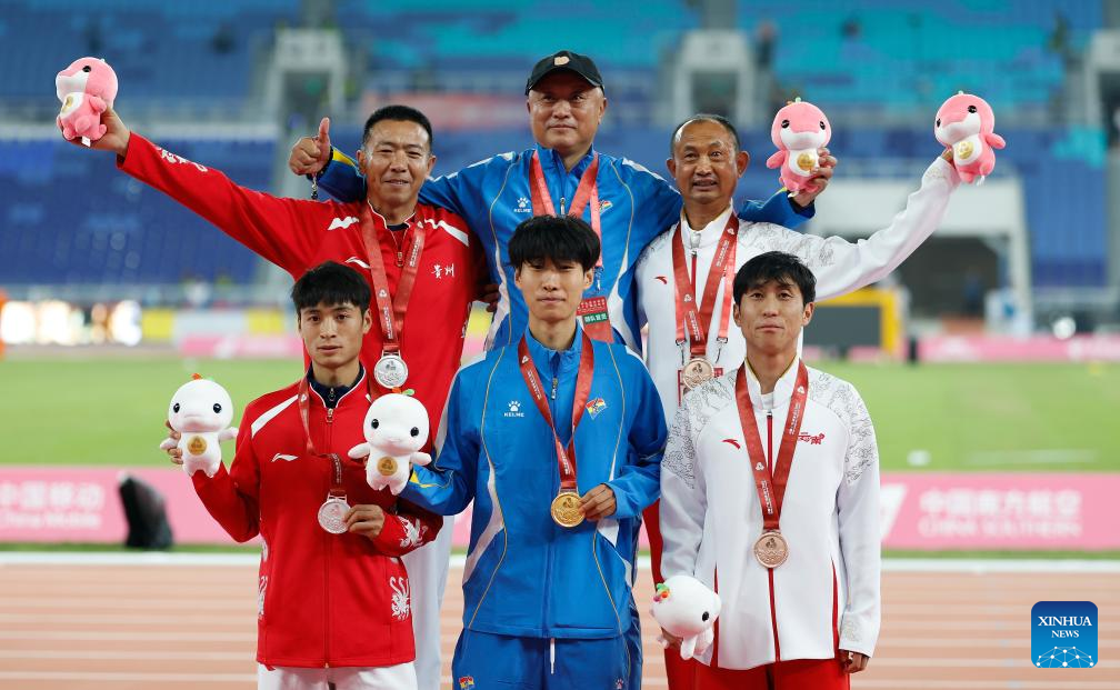 China's National Games sees title defense, breakthroughs in track and field