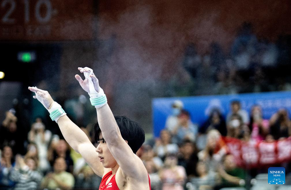 15th National Games: artistic gymnastics men's horizontal bar