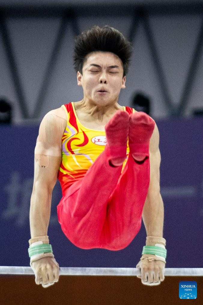 15th National Games: artistic gymnastics men's horizontal bar