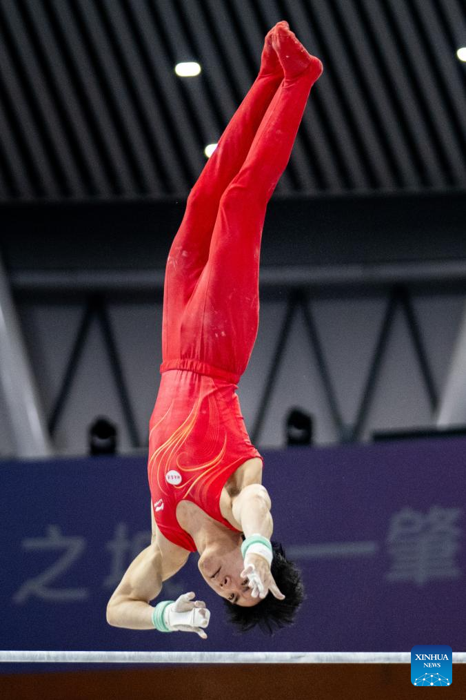 15th National Games: artistic gymnastics men's horizontal bar