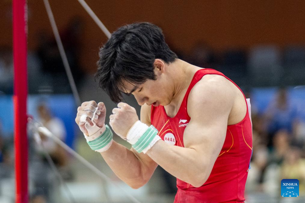 15th National Games: artistic gymnastics men's horizontal bar