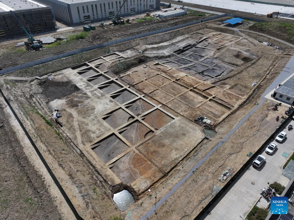 Prehistoric site in east China's Jiangsu dates back about 7,500 to 8,100 years