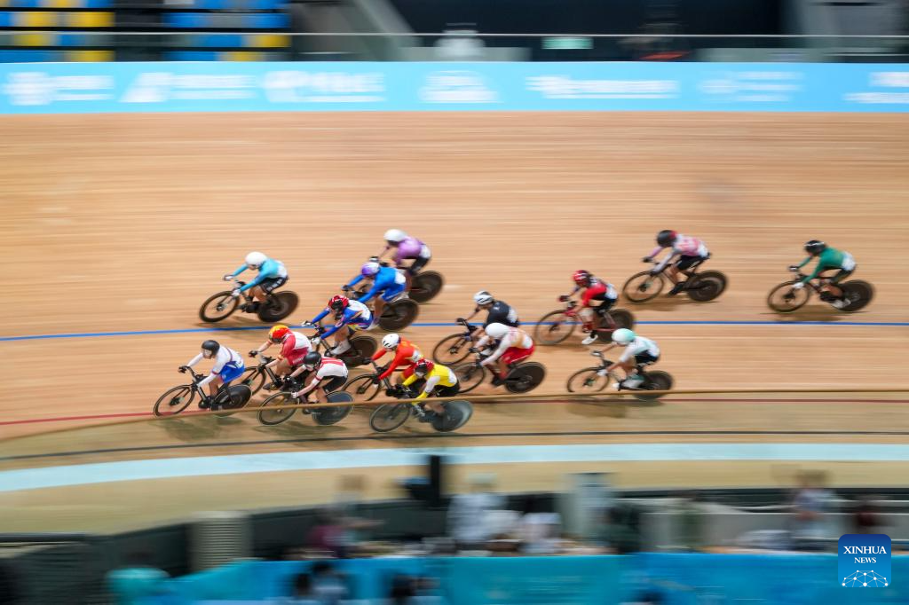 15th National Games: cycling track women's omnium