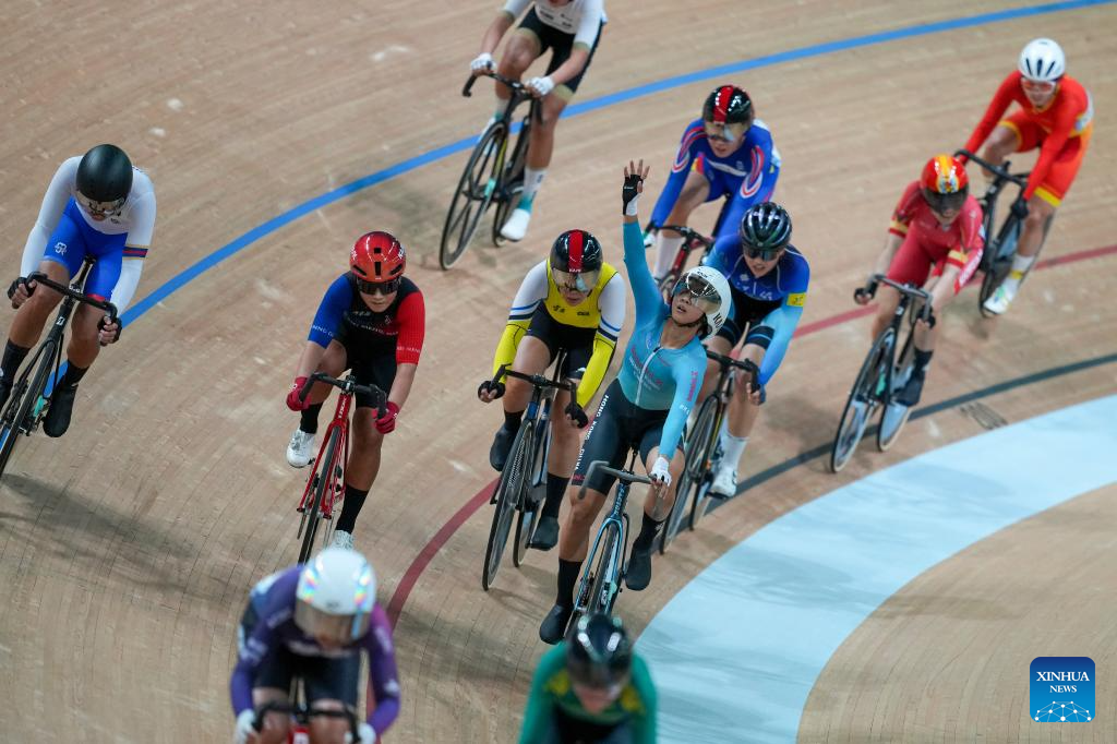 15th National Games: cycling track women's omnium
