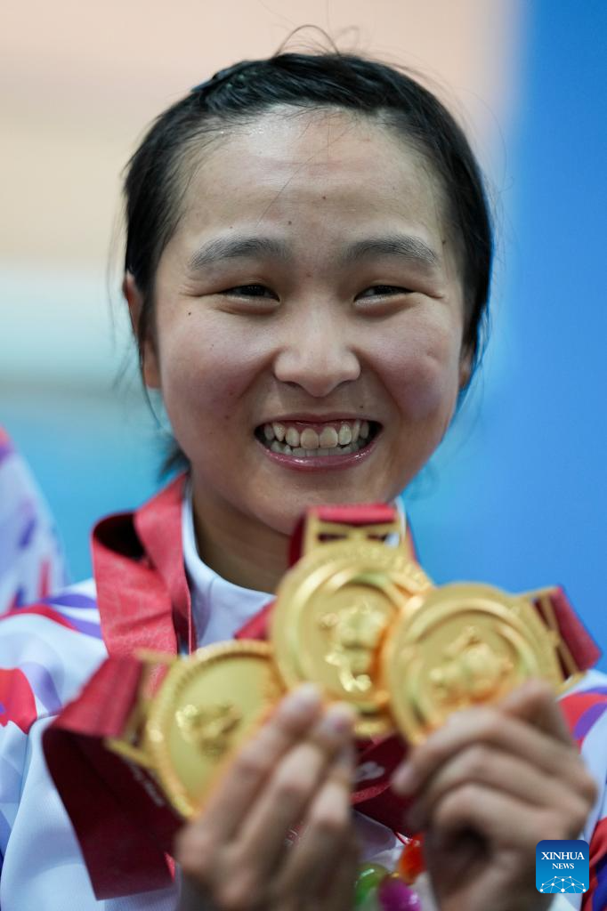 15th National Games: cycling track women's omnium