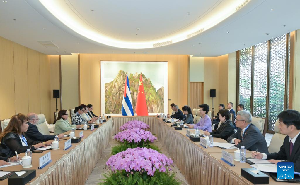 Chinese state councilor meets foreign guests