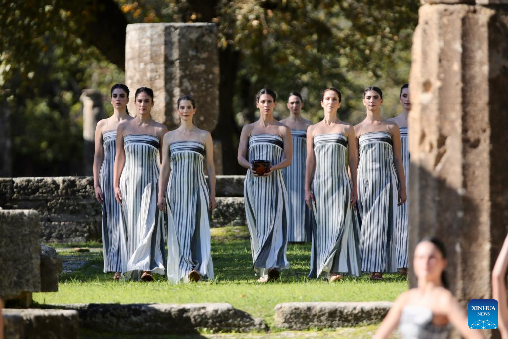 In pics: dress rehearsal of Olympic flame lighting ceremony for Milan-Cortina 2026 Winter Olympics