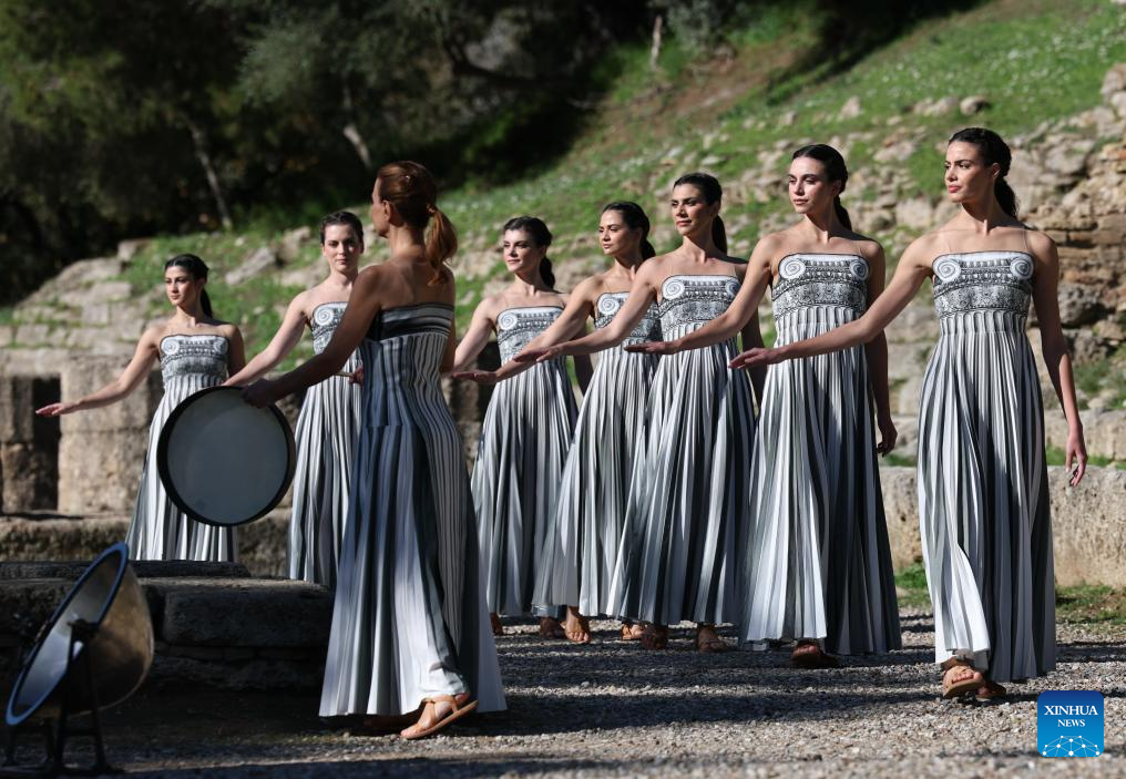 In pics: dress rehearsal of Olympic flame lighting ceremony for Milan-Cortina 2026 Winter Olympics