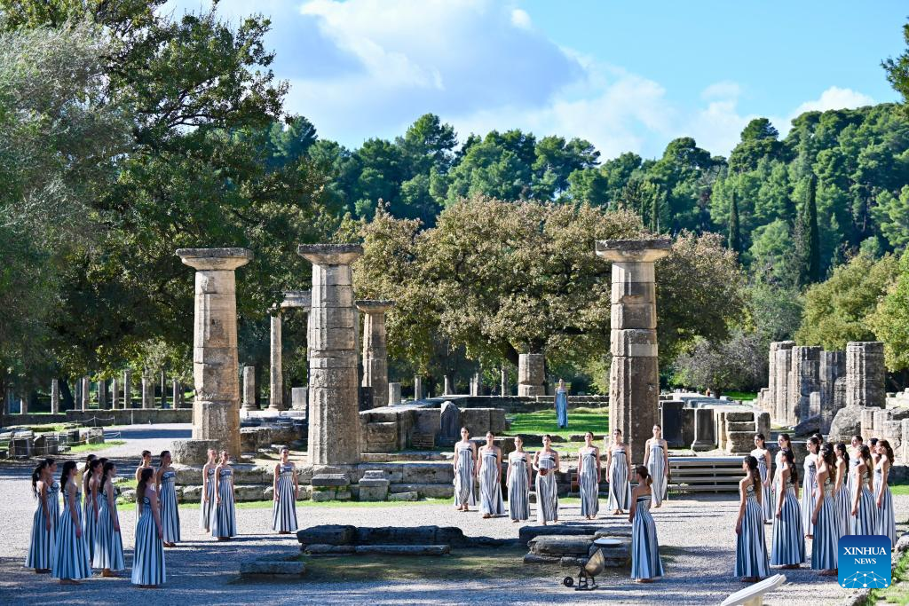 In pics: dress rehearsal of Olympic flame lighting ceremony for Milan-Cortina 2026 Winter Olympics