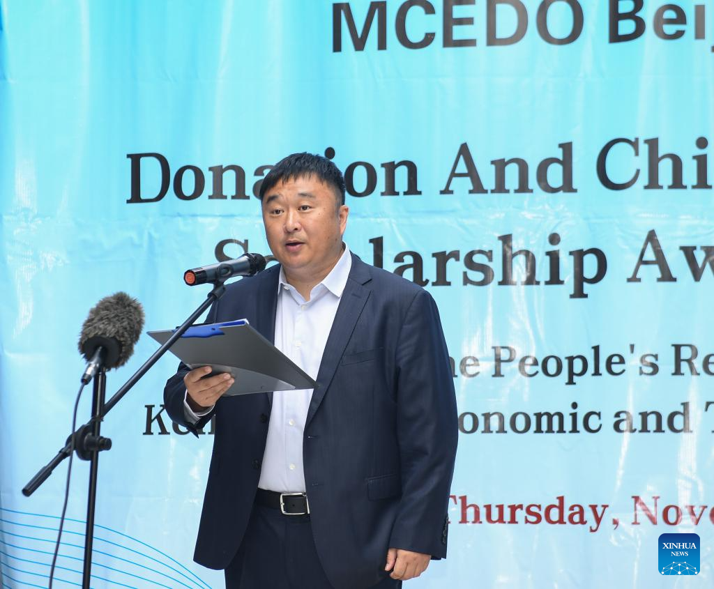 Chinese embassy, enterprises donate funds to upgrade infrastructure at Kenyan slum school