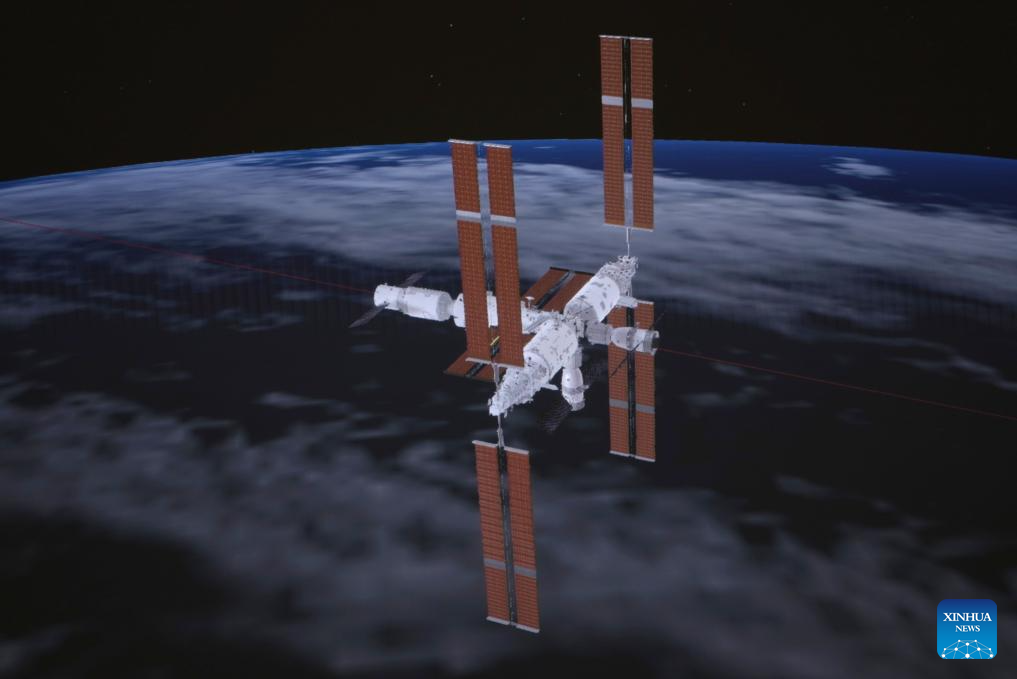 China's Shenzhou-22 spaceship docks with space station combination