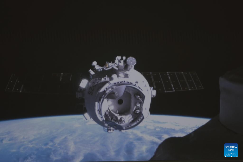 China's Shenzhou-22 spaceship docks with space station combination