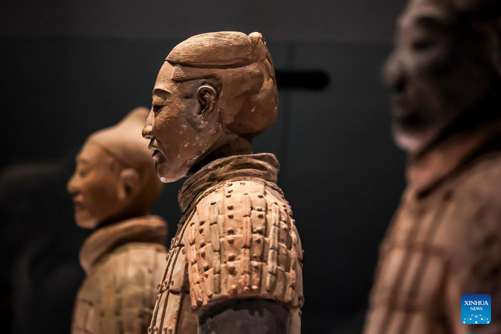 In pics: media preview of exhibition on civilization of China's Qin, Han dynasties held in Hungary