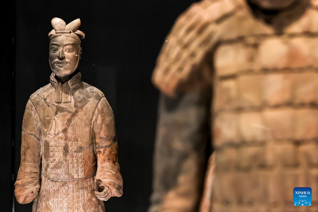 In pics: media preview of exhibition on civilization of China's Qin, Han dynasties held in Hungary