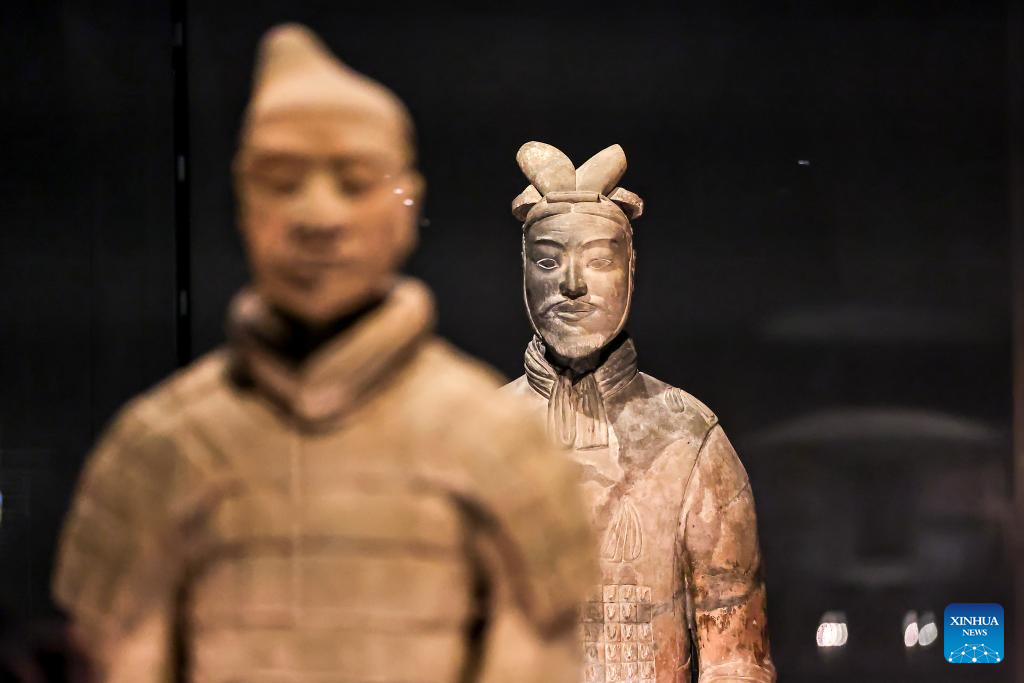 In pics: media preview of exhibition on civilization of China's Qin, Han dynasties held in Hungary