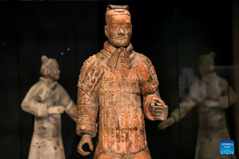 In pics: media preview of exhibition on civilization of China's Qin, Han dynasties held in Hungary