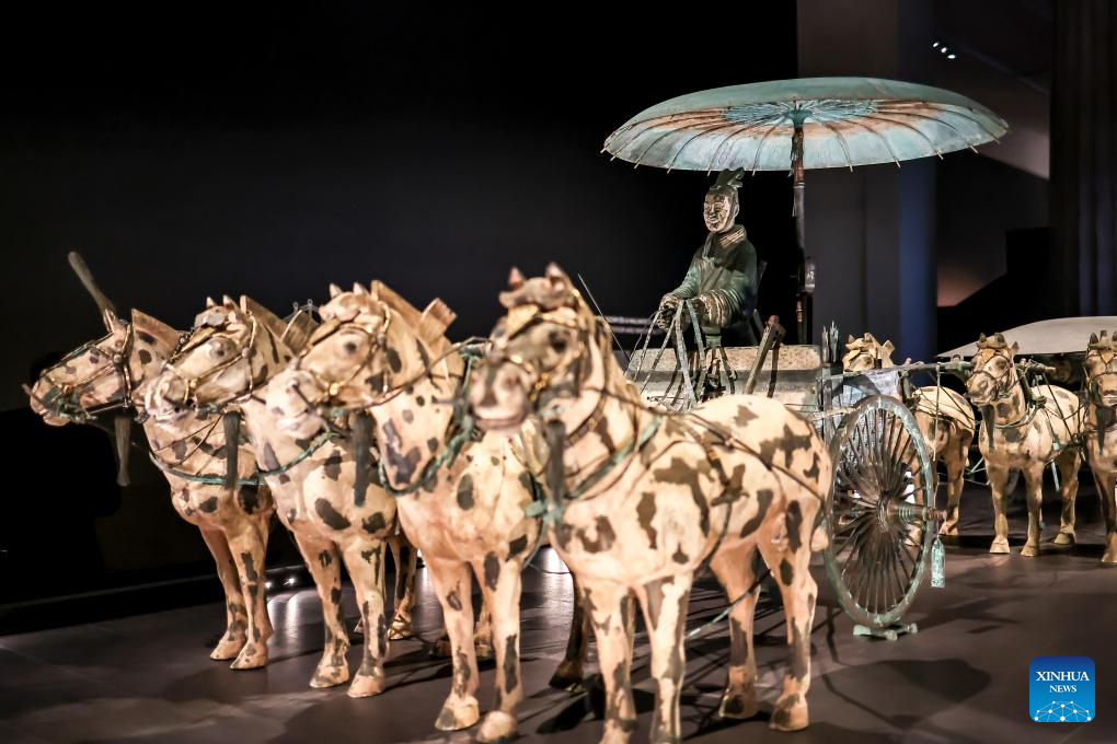 In pics: media preview of exhibition on civilization of China's Qin, Han dynasties held in Hungary