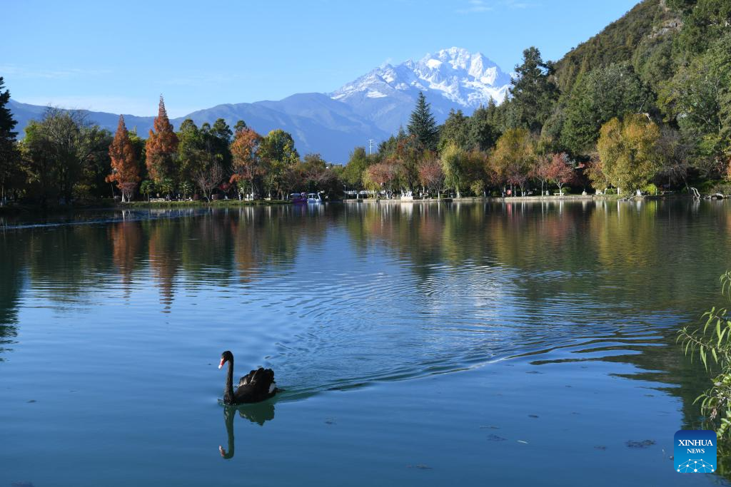 Scenery of Yulong Snow Mountain in Lijiang, China's Yunnan