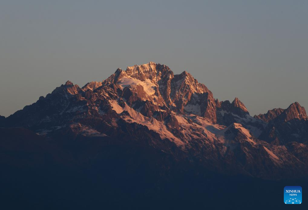 Scenery of Yulong Snow Mountain in Lijiang, China's Yunnan