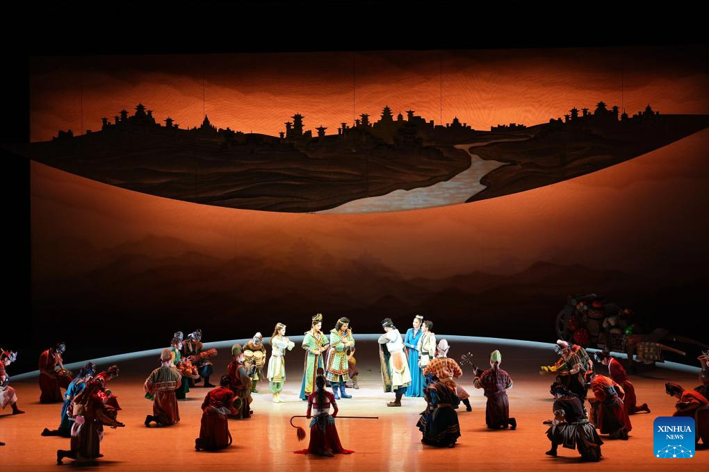 Artists of China National Opera House perform in dance drama