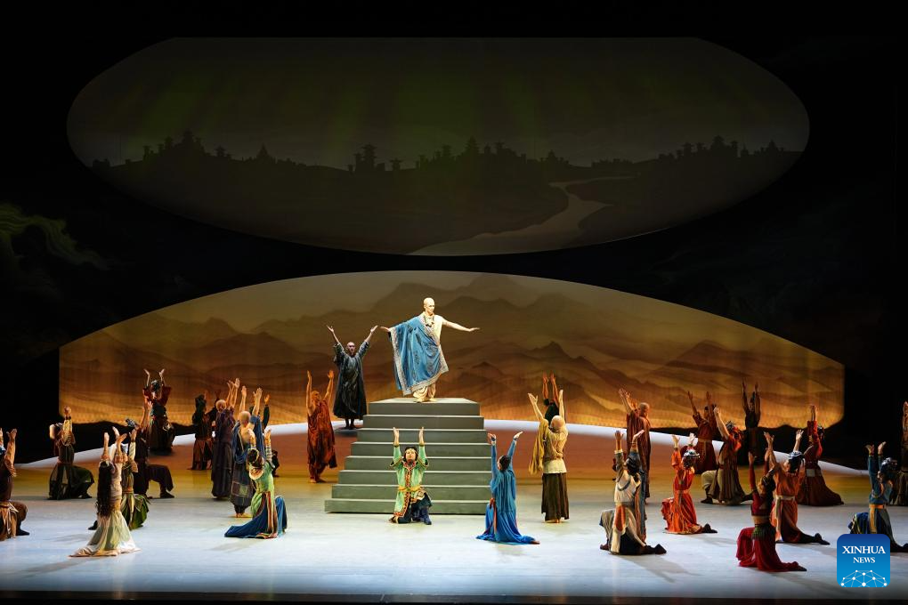 Artists of China National Opera House perform in dance drama