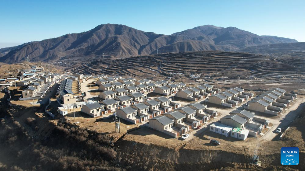 Resettlement sites on construction smoothly in Yuzhong County, NW China's Gansu