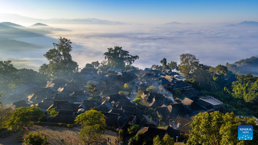 Scenery of Jingmai Mountain in Pu'er City, SW China's Yunnan