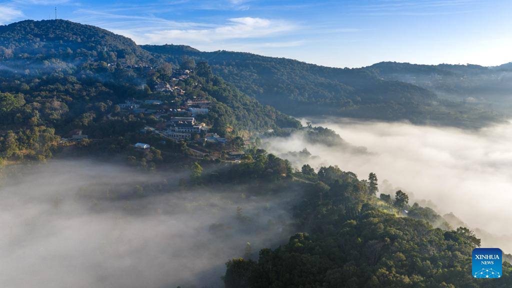 Scenery of Jingmai Mountain in Pu'er City, SW China's Yunnan
