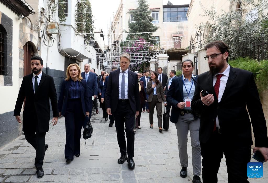 UN Security Council delegation makes rare visit to Syria