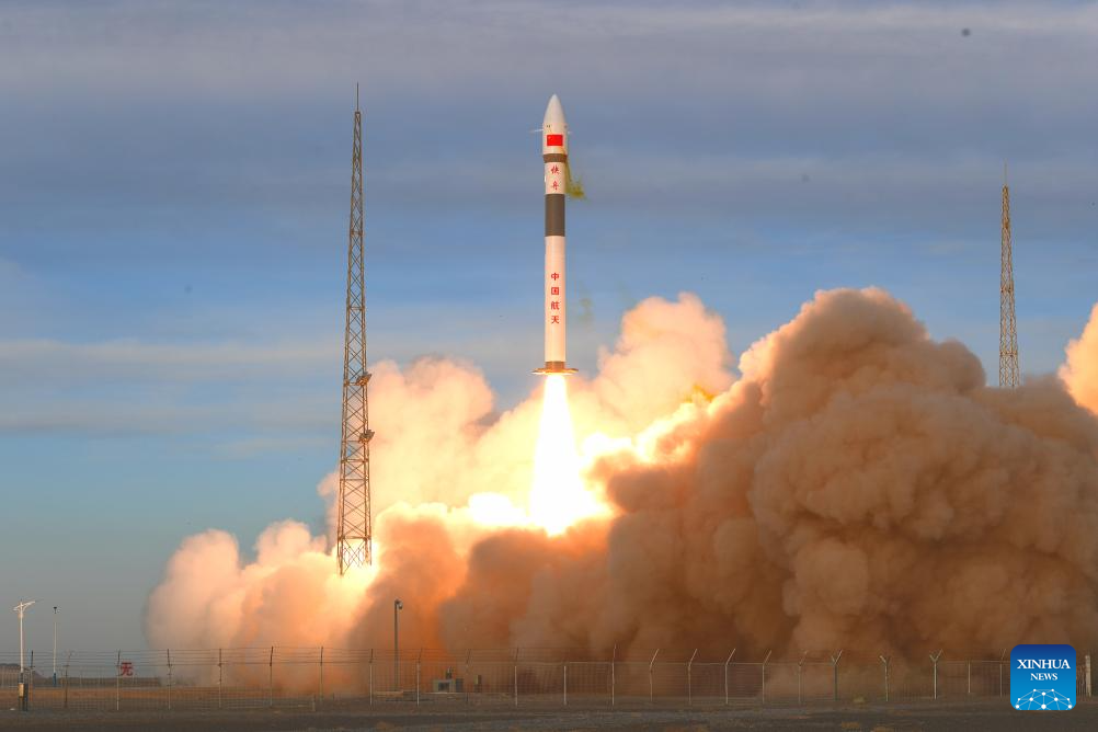 China's Kuaizhou-1A rocket launches two new satellites into space