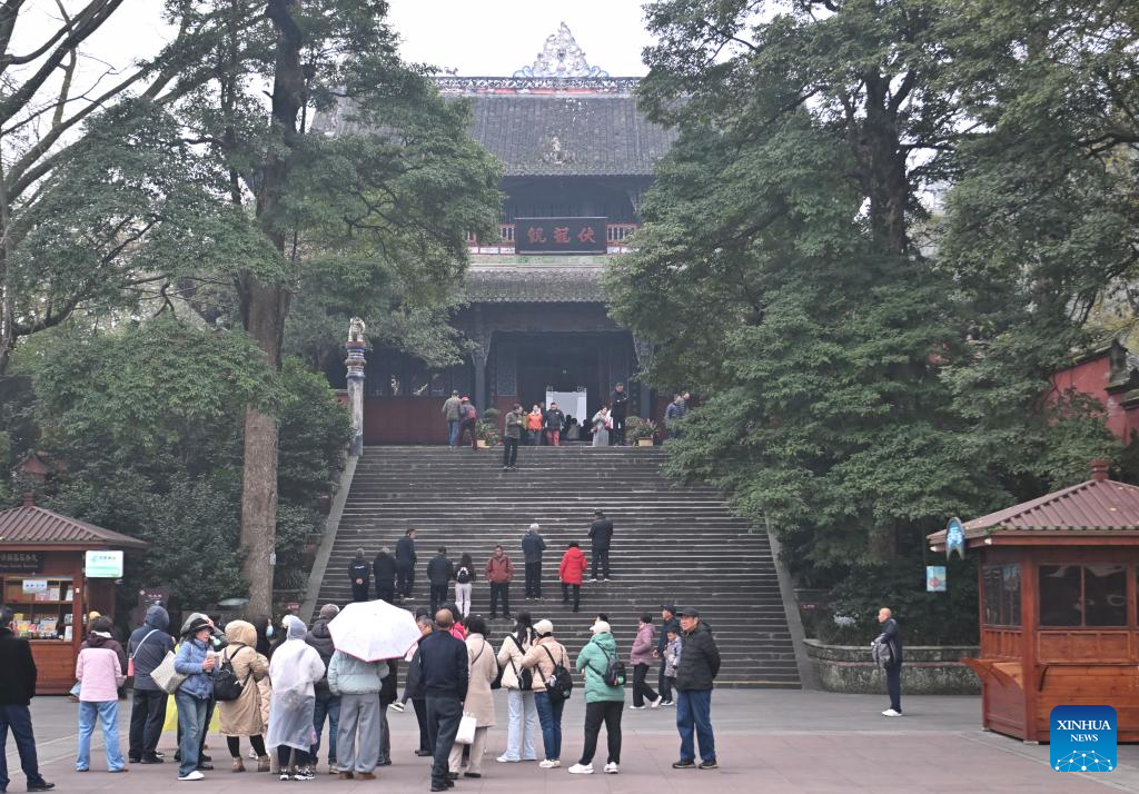 A close look at Dujiangyan irrigation system in Chengdu, China