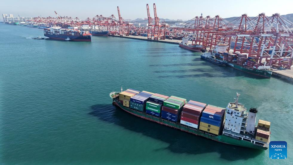 China's Qingdao Port surpasses 700 mln tonnes in cargo throughput in 2025