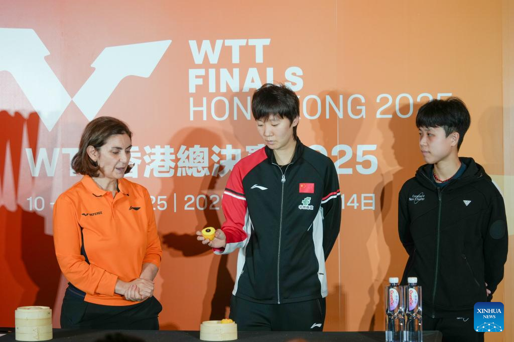 In pics: draw ceremony of WTT Finals Hong Kong 2025