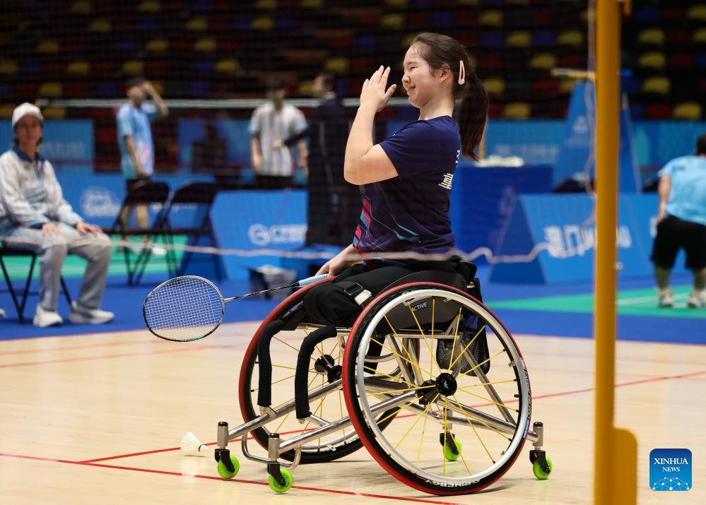 Highlights of para badminton at China's 12th National Games for Persons with Disabilities