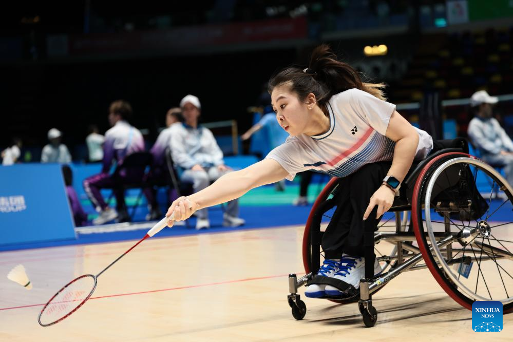 Highlights of para badminton at China's 12th National Games for Persons with Disabilities