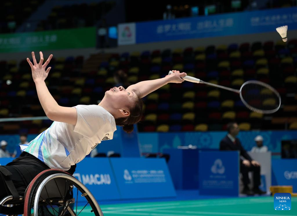 Highlights of para badminton at China's 12th National Games for Persons with Disabilities