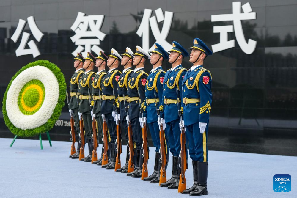 China holds national memorial for Nanjing Massacre victims, calling for remembrance of history