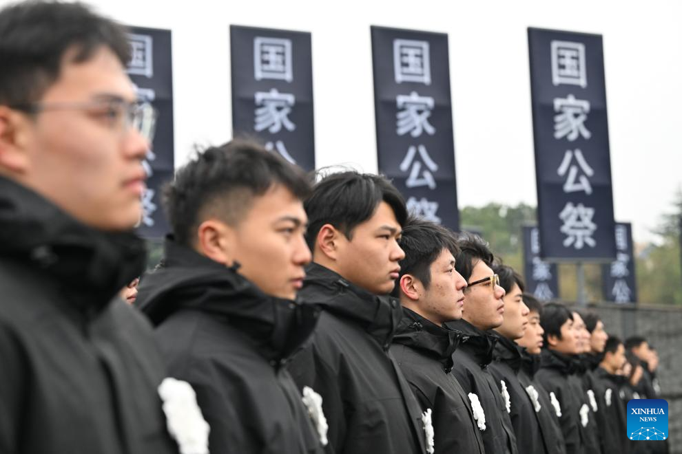 China holds national memorial for Nanjing Massacre victims, calling for remembrance of history