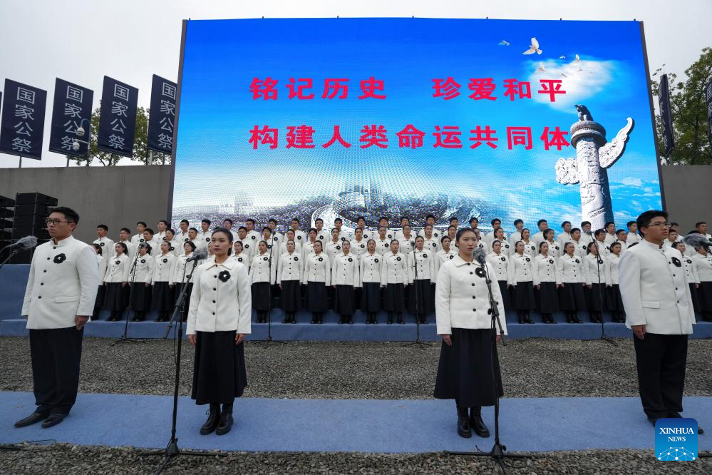 China holds national memorial for Nanjing Massacre victims, calling for remembrance of history