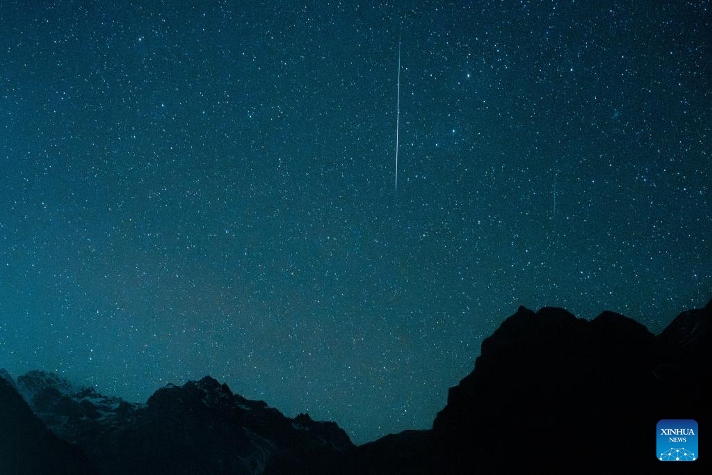 Geminid meteor shower seen across China