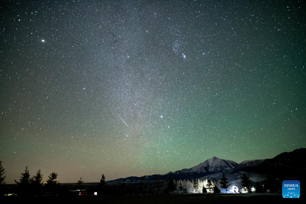 Geminid meteor shower seen across China