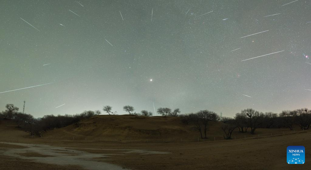 Geminid meteor shower seen across China