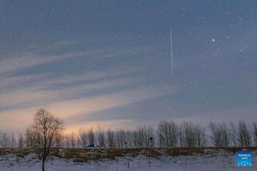 Geminid meteor shower seen across China