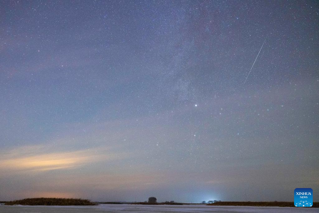 Geminid meteor shower seen across China